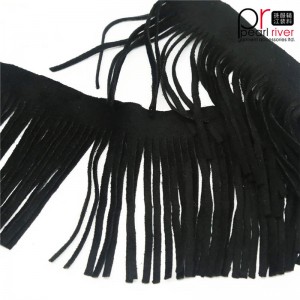 Гореща разпродажба 20см черен цвят Евтини дълги изкуствени кожени велурени калъфки