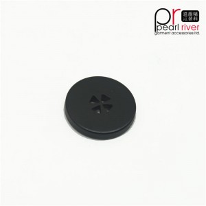 Последно добро качество черен цвят кръгъл копче за дреха